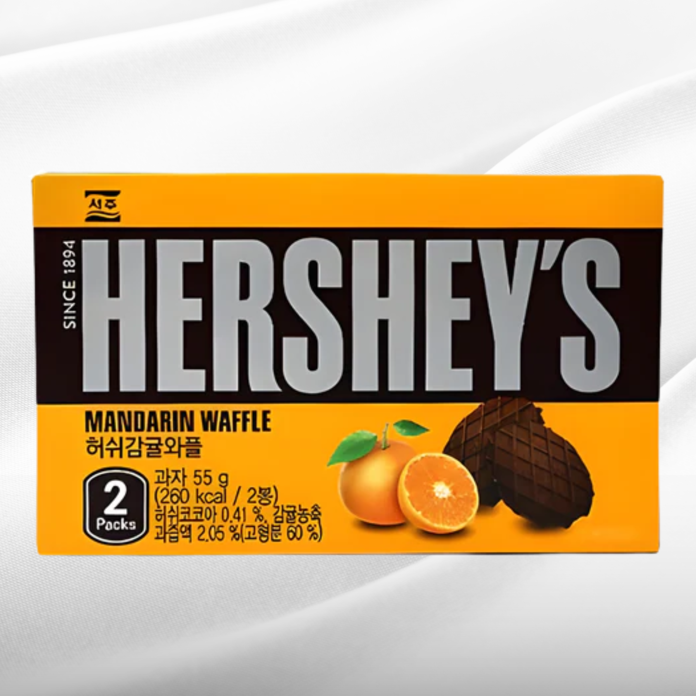 Hershey's Orange Mandarin Waffles - KOREA (16 COUNT)