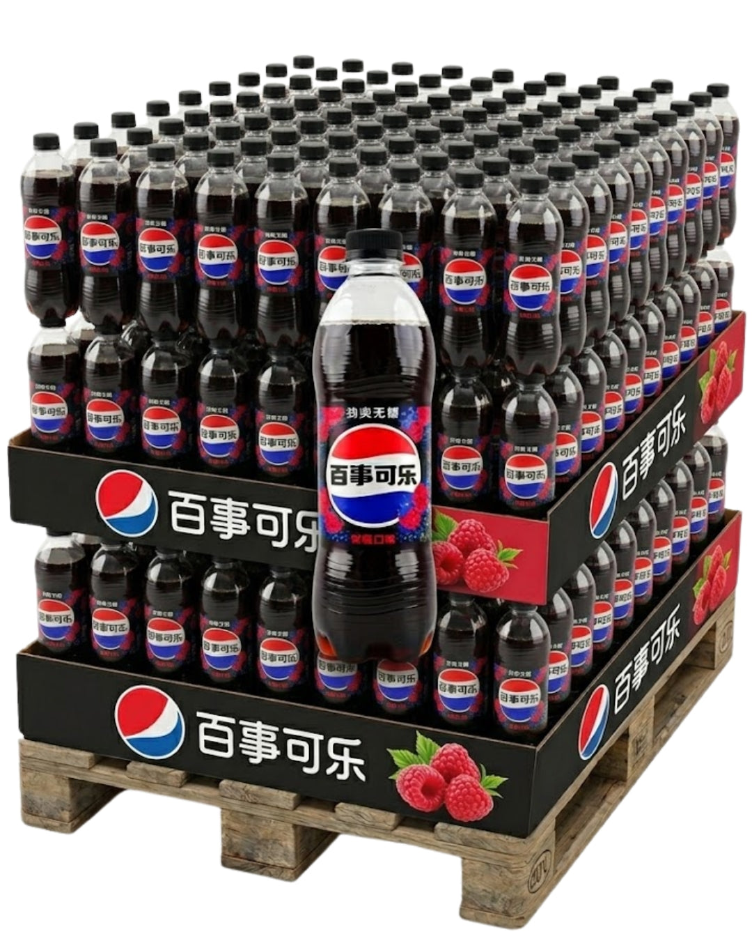 PALLET ROW - Pepsi Razz Raspberry - TAIWAN (10 CASES)