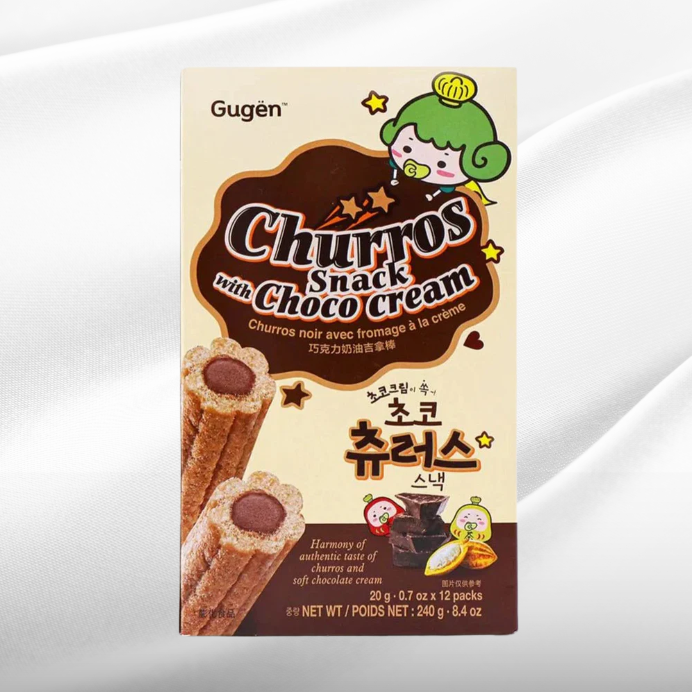 Churros with Choco Cream - KOREA (8 COUNT)