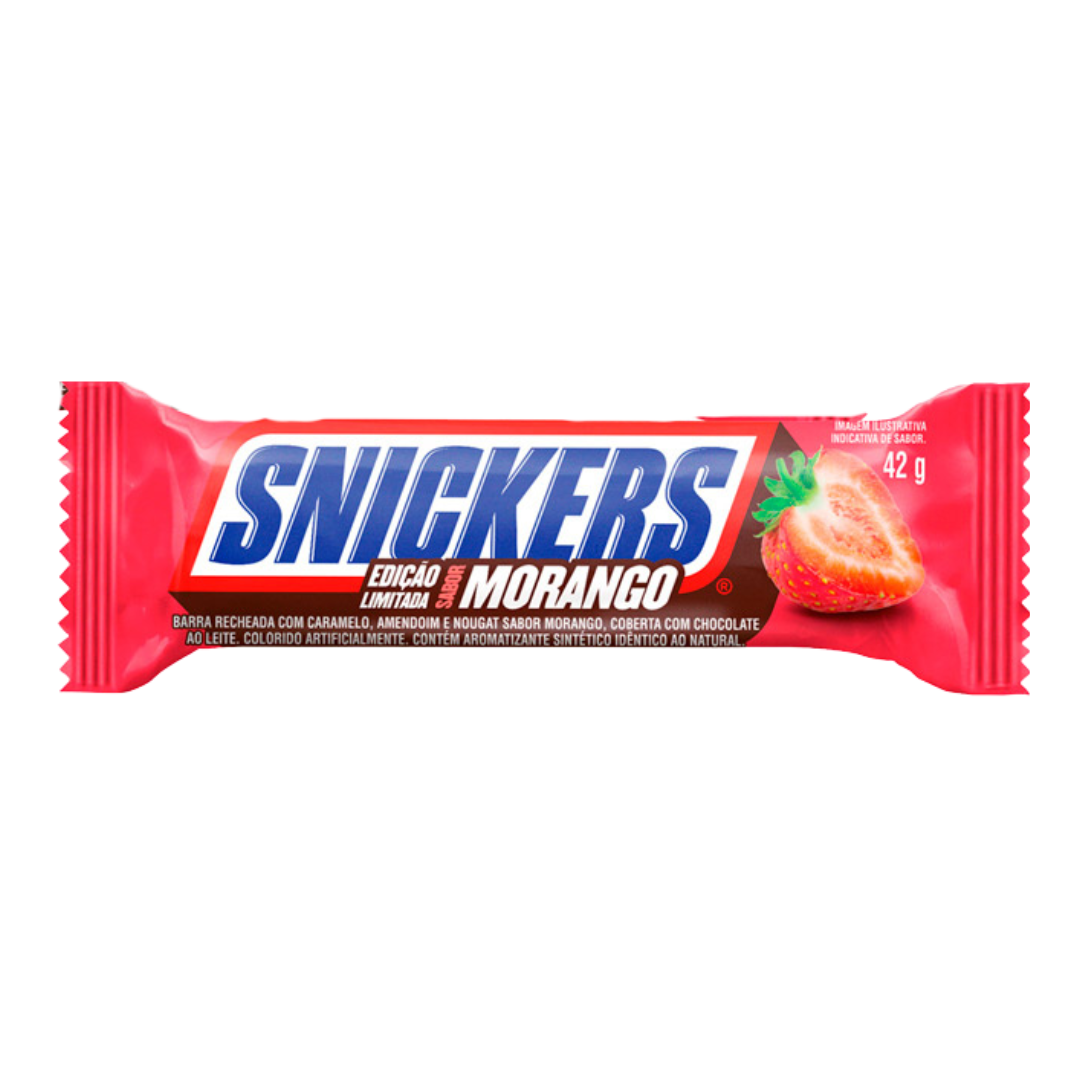 Snickers Morango Strawberrry - BRASIL (20 COUNT)