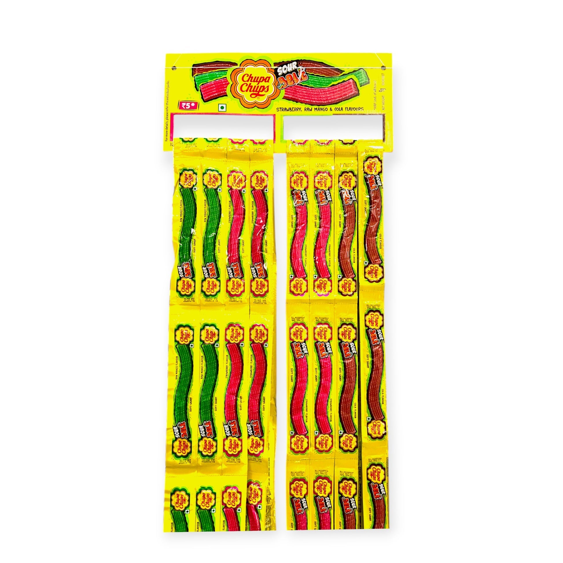 Chupa Chups Sour Belts - INDIA  (48 COUNT)