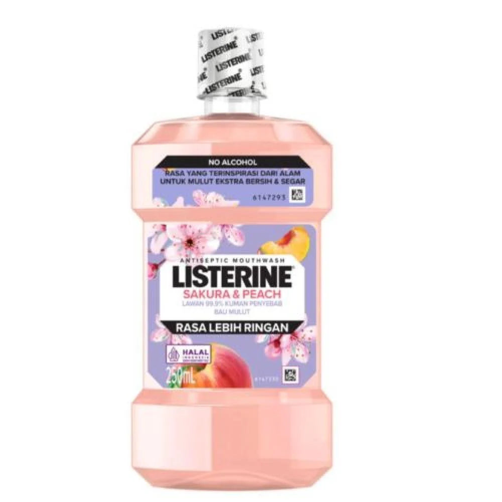 (HALAL) Listerine Sakura Peach - TURKEY (3 COUNT)