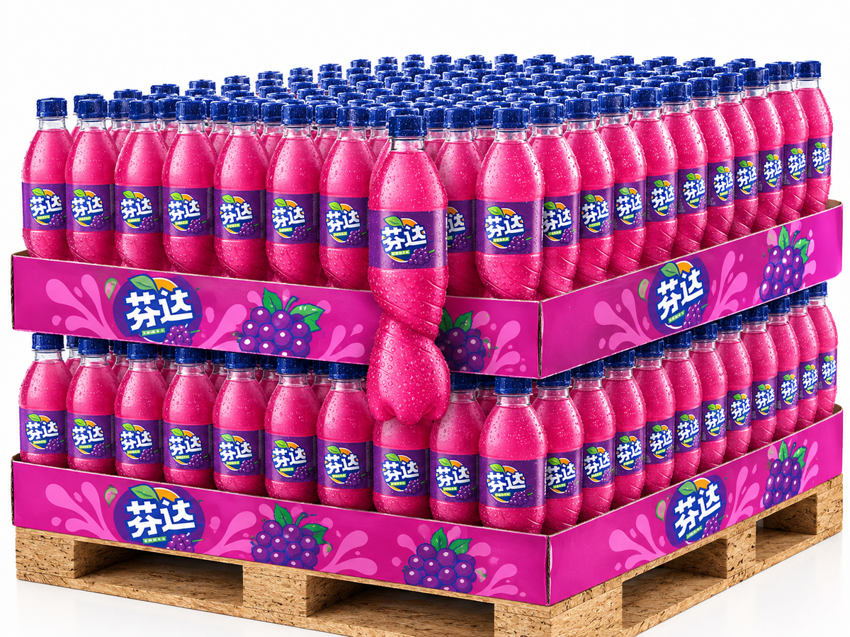 PALLET ROW - Fanta Grape - TAIWAN (10 CASES)