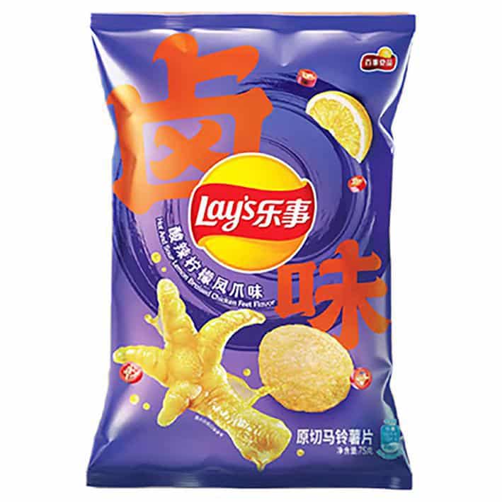 Lays Hot and Sour Lemon Chicken Foot - THAI (22 Count)