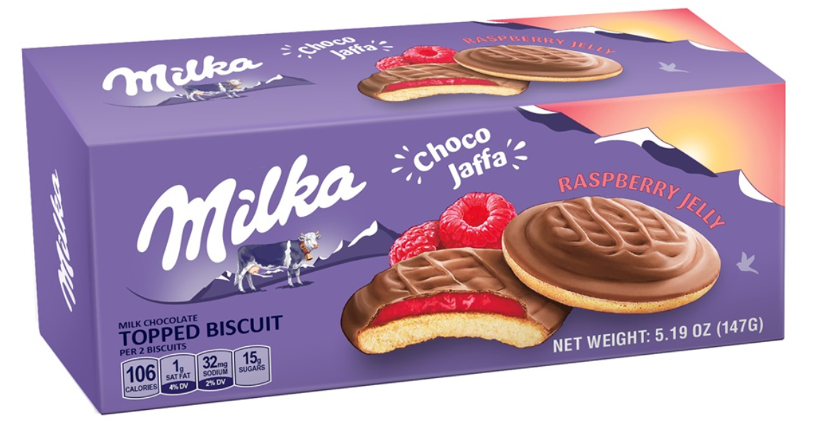 Milka ChocoRaspo Filled Jelly Pies - UK (24 COUNT)