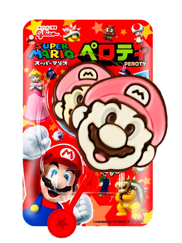 Mario Chocolate Lollipop JAPAN (12 Count)