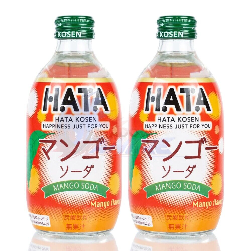 HATA Mango Soda Ramune - JAPAN (24 Count)