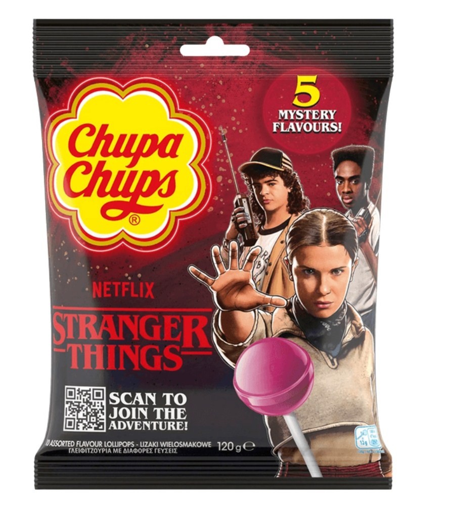 Stranger Things Chupa Chups Mixed Pop Bag - UK (24 BAGS)