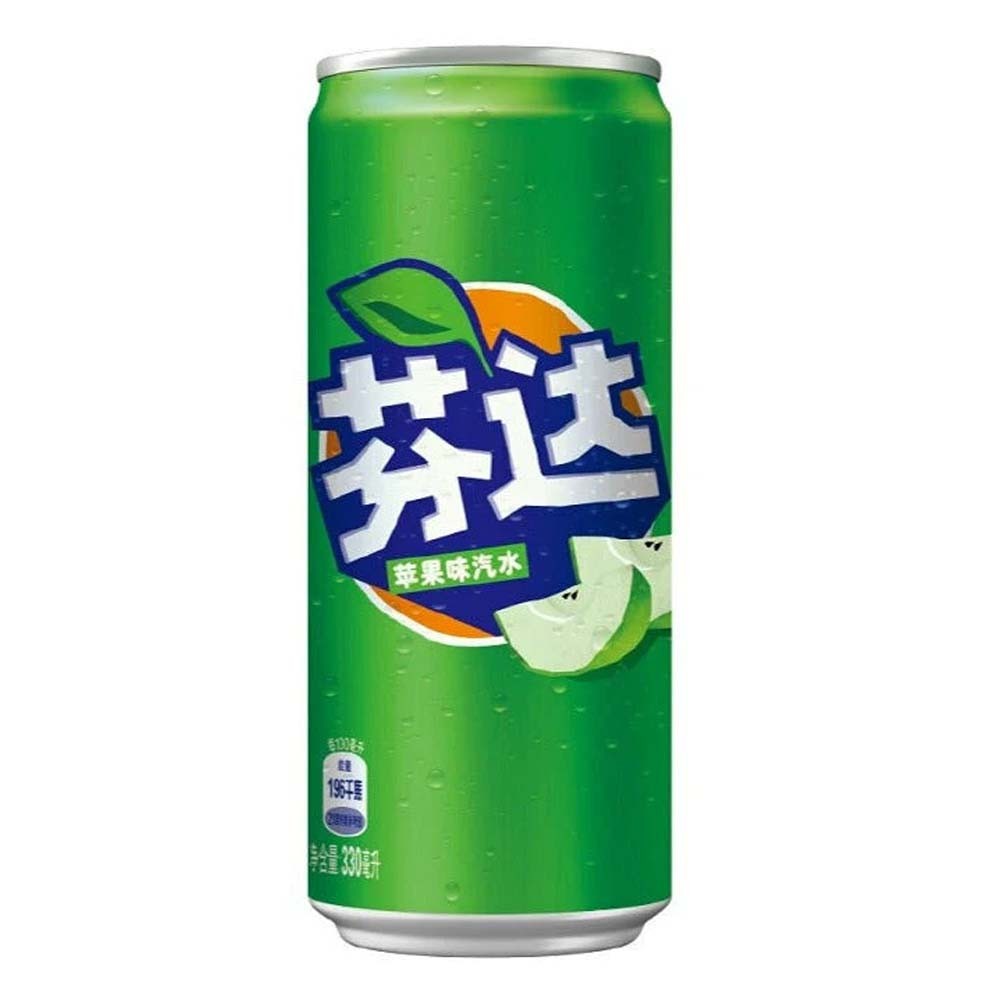 Fanta Apple Can - Taiwan (12 Count)